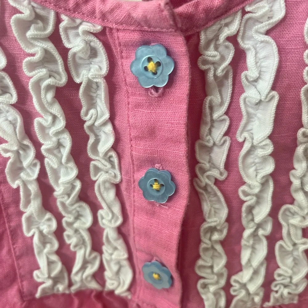 Matilda Jane Sleeveless Dress. Girl’s Sz-6 Pink | Ruffles | Dazzling Dream Dress